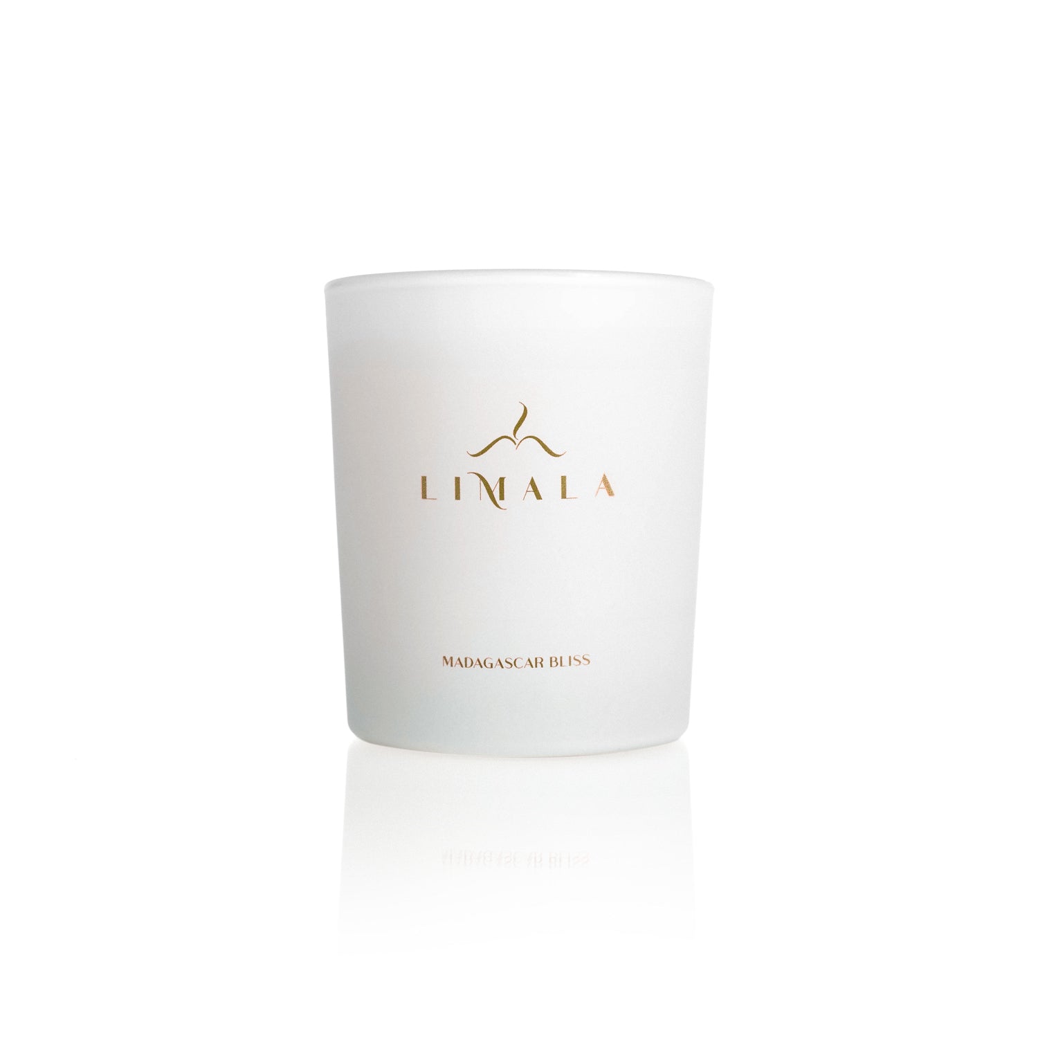 Madagascar Bliss geurkaars van Limala, luxe geurervaring in elegante witte pot