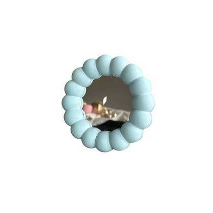 Bubbel spiegel blauw Limala 12 cm